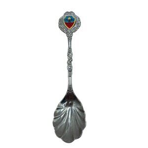 1982 Knoxville Worlds Fair Souvenir Collector Spoon Silver Tone Vintage B8
